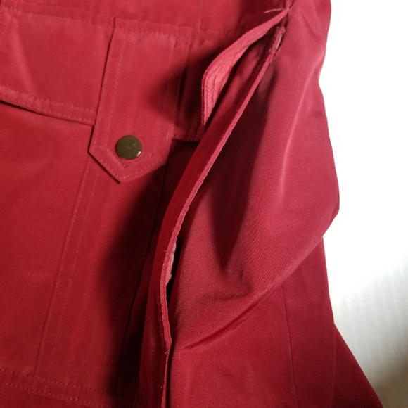 LONDON FOG RED JACKET SIZE MEDIUM - Picture 12 of 15